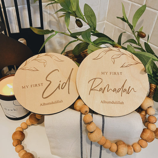 My First Ramadan/ Eid Milestone Card - Set of 2