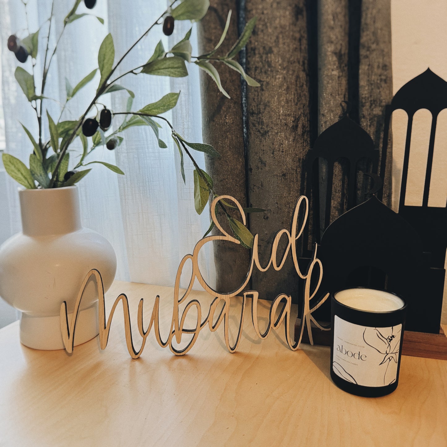 Eid Mubarak Standing Table Sign